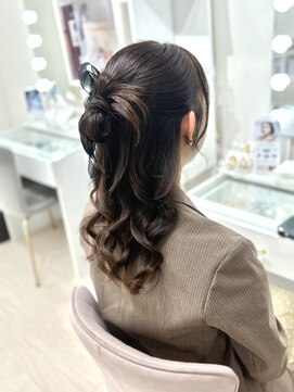 ルノンルージュ(Renon Rouge) カチモリハーフアップ