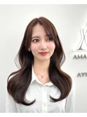 前髪顔まわり韓国ヘアレイヤーカットサイドバンク2wayバンク韓国