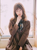 アゲート(Agate) 【錦糸町美容院Agate】バニラベージュのゆる巻きレイヤーロングk