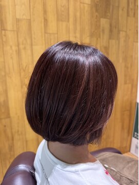 チアー ヘアリラクゼーション(cheer HAIRRELAXATION) ピンクブラウンボブ