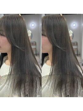 ヴェルダ 池袋店(verda) 【verda】ブリーチなしダブルカラーオリーブグレージュ