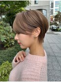 30代40代50代絶壁解消前髪あり小顔前下がり大人ショートボブNAYU