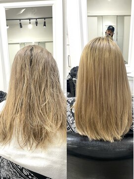 アルケム 学芸大学(AlChem) 【チダ指名】ブリーチ縮毛矯正/髪質改善/酸性ストレート/美髪