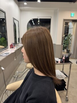 ドッグスター(dog star) ベージュブラウン透明感カラー髪質改善 登戸/向ヶ丘遊園