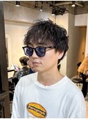 波巻きパーマ/スパイラルパーマ/波打ちマッシュ