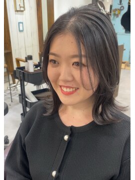 サンチャサロン(sancha salon) フェイスレイヤーで大人っぽヘア♪