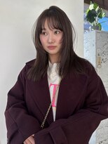 バディヘア リープ(BUDDY HAIR Leap)&nbsp;顔周りレイヤー×オリーブ