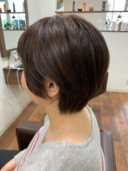 リスタイル(hair space Re:style)の写真/白髪染めでもお洒落に！イルミナで透明感とツヤ [島田/白髪染め/イルミナカラー/白髪ぼかし]