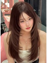ボタン シブヤ(VOTAN SHIBUYA)&nbsp;流行りのハッシュカット/顔まわりカット/ウォームベージュ
