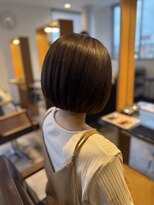 ティア ヘアデザイン(Theia hair design)&nbsp;オリーブベージュ　× ショートボブ