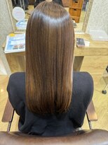 バランス ヴィヴィ(BALANCE vivi) 髪質改善カラー×艶ブラウンロング×髪質改善縮毛矯正