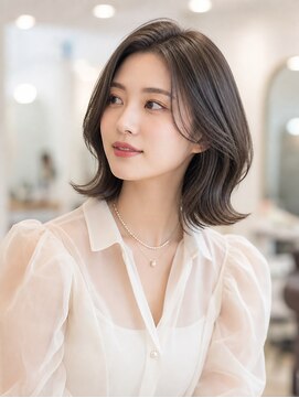 ラビマーニ 西中島店(Labimani) 【Labimani】韓国風レイヤーボブ、大人韓国ボブ、くびれショート