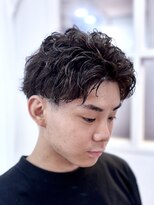 コハク(COHAQ BEAUTY AND RESORT) ワンカール毛流れパーマ