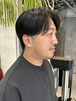 ピークアブー 原宿ハラカド(PEEK-A-BOO) ☆毛流れメンズセンターパート刈り上げなしナチュラルカット原宿