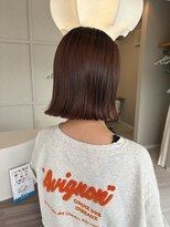 エ フュチュール モア(et Futur more) レッドオレンジ×ボブ