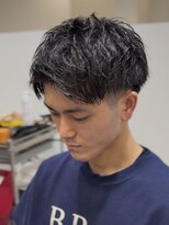 アニューヘアー 長束店(ANEW hair)&nbsp;アップバングショート×テーパーフェード（祇園）（安佐南区）