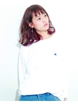 ヘアスタジオハレ(hair studio HALE)&nbsp;インナーカラー バイオレット