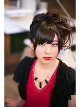 ル クール 柏崎店(Le Coeur) サイドアップ、ショートカール/20代30代40代50代