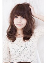 アガタヘアー(AGATA hair)&nbsp;石川 宏一 可愛いふわっと柔らかsweetセミロング