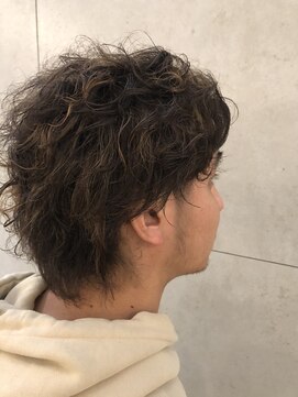 グランアディクト(Gran addict) スパイラルパーマ×ハイライト