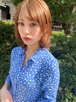 シー バイ ロンド 新宿(Sea by Lond) 大人可愛い外はねミディアムスタイル