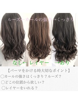 チョビー 銀座(chobii) グレージュ/デジタルパーマ/ゆるふわミックス/透明感/高柳