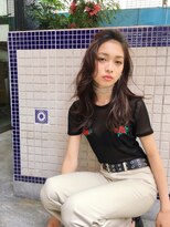 ラル 立川(lar)&nbsp;lar STYLE_オリーブベージュレイヤーカットウェットヘア