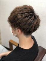 アトリエナガノ(atelier nagano)&nbsp;ショートボブ/ニュアンスカラー/センターパート/ブルージュ