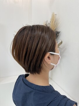 ドロップ ナチュラルショートボブ