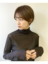 ヴェイン 渋谷(vain)&nbsp;前下がりショートボブ/ハンサムショート/イメチェンヘアスタイル