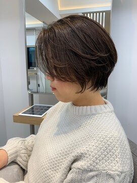 フィル 横浜(fil) くびれショート_レイヤーベージュアッシュグレージュ