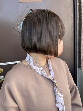 サロンドミルク 溝の口店(salon de MiLK) 20代30代40/ボブ/ストレート/ベージュカラー［溝の口］