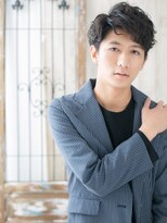 モッズヘアメン 札幌月寒店(mod's hair men) ≪mod's men≫ワイルド短髪パーマセミウエットアンニュイ ヘアb