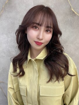 ロンドアヴァントゥス 池袋(Lond aventus) 韓国ミディアムヘア、ショコラベージュ