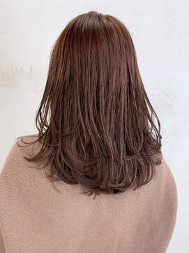 アルバム 池袋(ALBUM) レイヤーカット_こなれミディホワイトグレージュ_ba381262