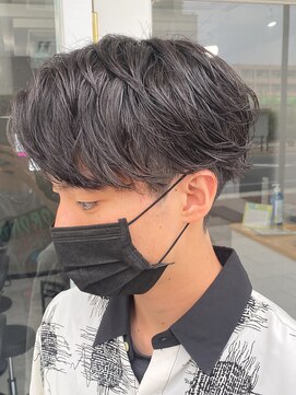 エルマーク(L-MARK) ニュアンスパーマセンターパートサイドパート韓国カルマパーマ