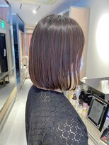 ヘアサロンガリカアオヤマ(hair salon Gallica aoyama)&nbsp;【坂本拓麻】大人かわいいぱっつんボブ/切りっぱなしボブ<青山>