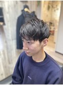 ツーブロック・ナチュラルマッシュ