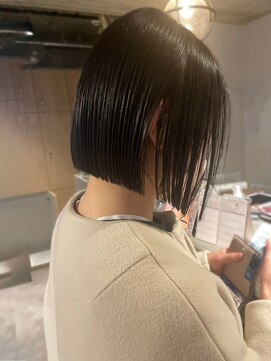 ティダスマイル(tida smile) ショコラアッシュ_ぱつっとボブ20代30代40代50代