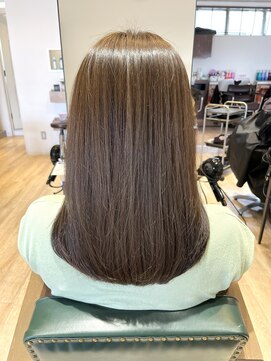 サラ(sarah) オリーブベージュ/ブリーチ無しヘアカラー