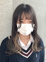 ロンドヴァリー 渋谷店(Lond vallee)&nbsp;イヤリングカラーホワイトベージュ