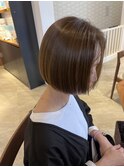 【あんstyle】大人ボブ＆ナチュラルベージュ！