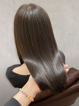 ヘアープロデュース ケー(HairProduceK) グレーベージュカラーダークアッシュベージュくすみカラー暗髪