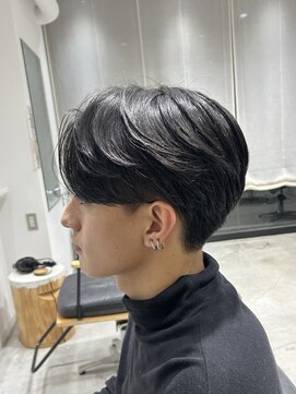 ビューバイネオリーブ 用賀店(Beau'r by neolive) アッシュブラックカルマパーマベリーショートダークアッシュ