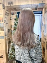 シック(Chic)&nbsp;ミルクティーアッシュミルクベージュハイトーンカラーうる艶髪