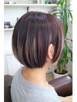 クッキー ヘアーアンドメイク(COOKIE Hair&Make)&nbsp;【COOKIE】ミニボブ×デザイン 20代/30代