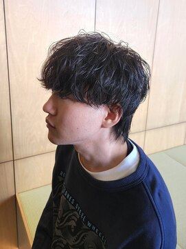 ニアウ 伊勢崎連取店(Niau) マッシュウルフシャドウパーマ波巻きパーマ