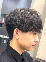 フィフスパーク(fifth PARK)&nbsp;メンズ緩め波巻きスパイラルパーママッシュウルフシャドウパーマ