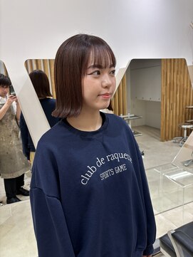 コルバース(COL BIRTH) 切りっぱなしボブ×オレンジブラウン