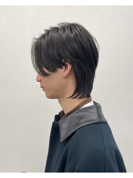 ソソ(soso) 襟足似合わせセンターパート【横浜/ブリーチ】